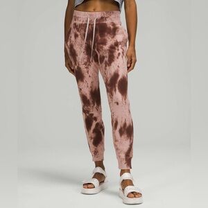 Lululemon Warm Down Jogger *28" Marble Dye Silky French Press- Size 4- Cotton